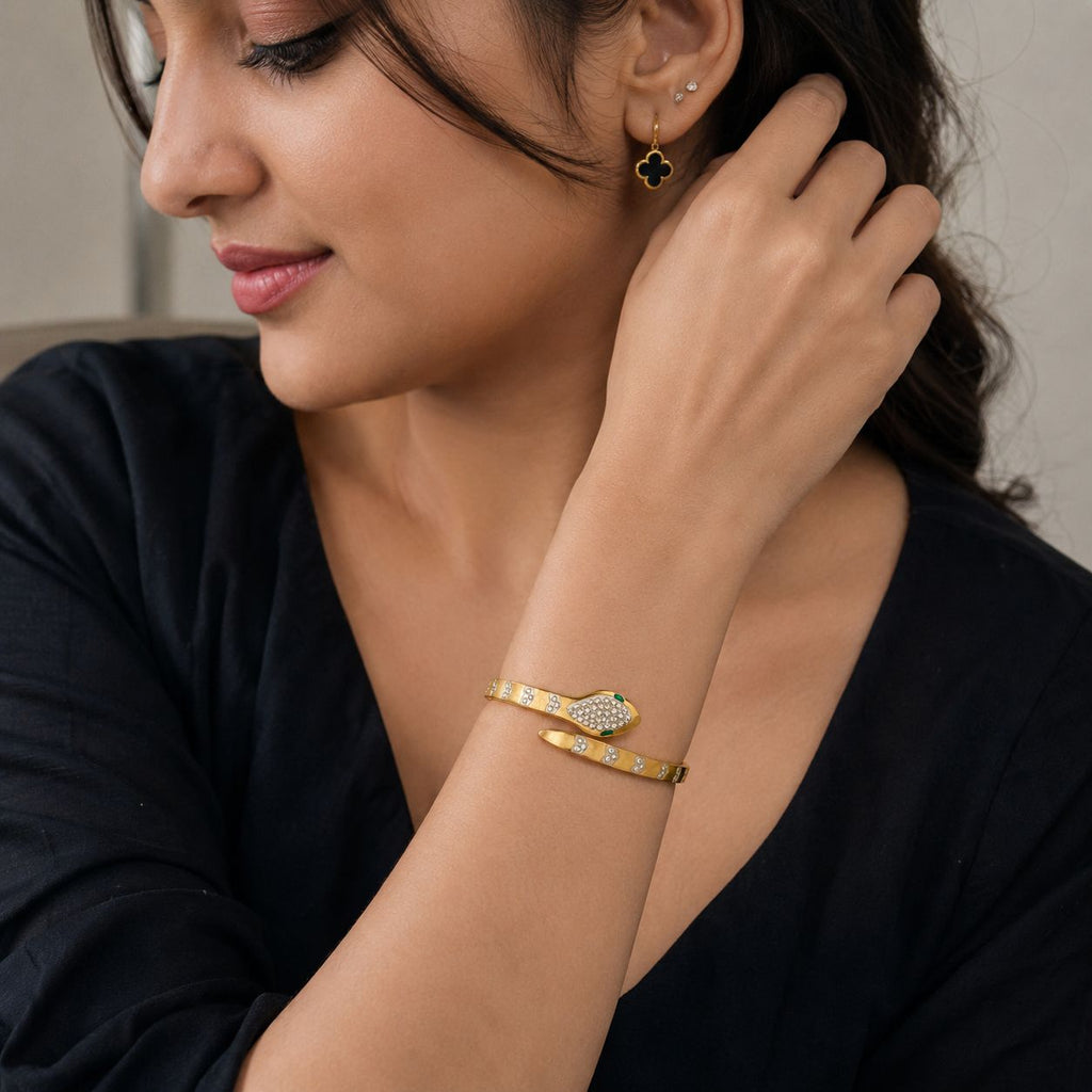 Serpentina Luxe Cuff Bracelet