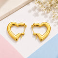Amora Heart Hoop Earrings