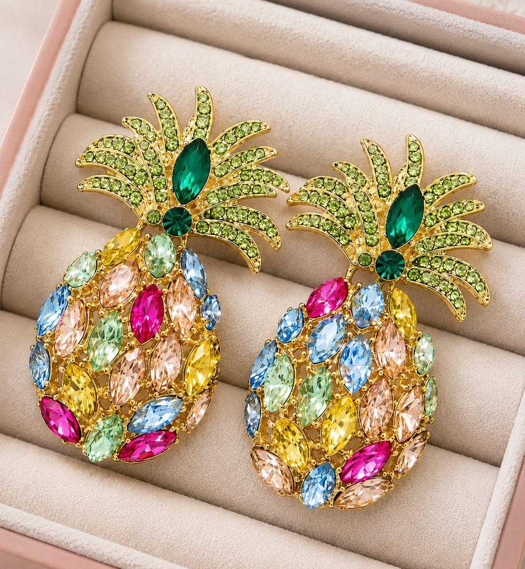 Golden Pine Earrings