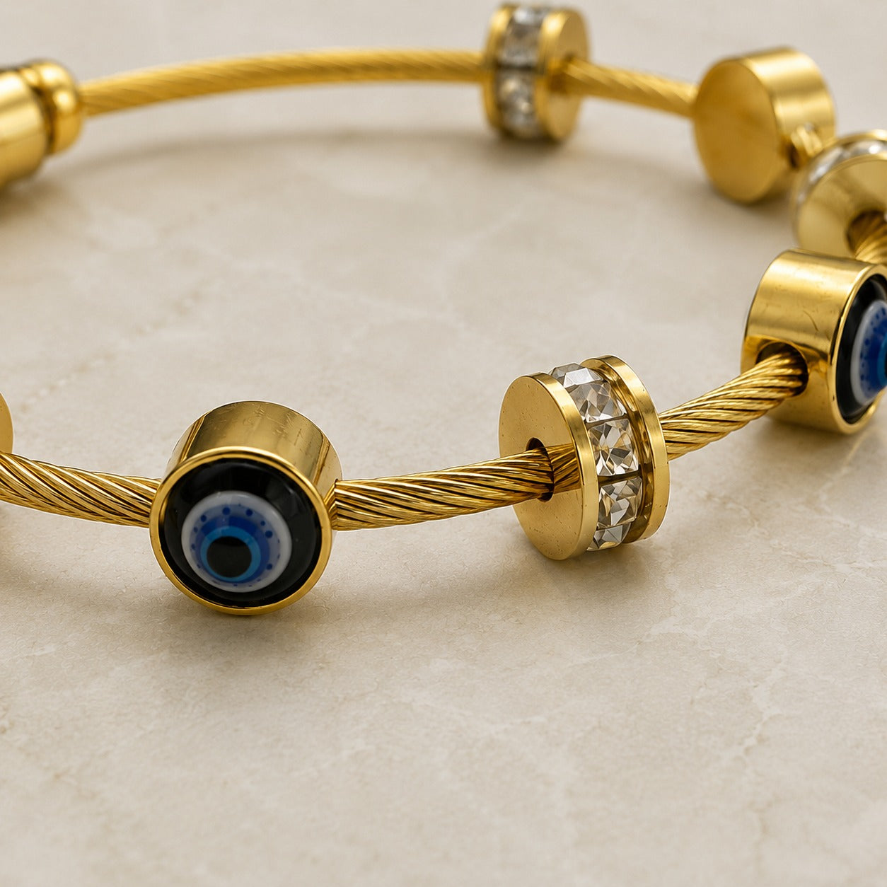 Nazar Charm Gold Bracelet